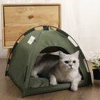 Cozy Pet Tent & Cooling Mat — All-in-One Cat House & Dog Sofa Bed for Camping & Home